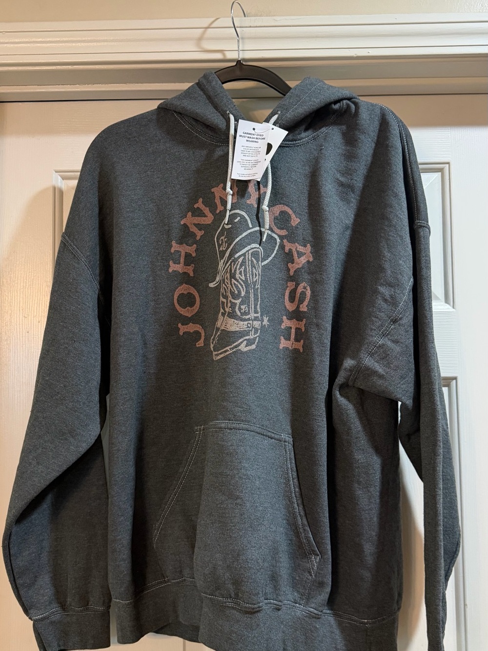 Charcoal Graphic Pullover Hoodie